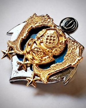 بج یا نشان سینه کوچک درجه اول عملیات غواصی نیروی دریایی ارتش نداجا