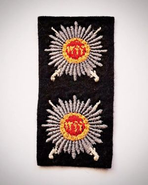 جفت نشان پارچه ای کودتای سوم اسفند ۱۲۹۹ رضاشاه پهلوی