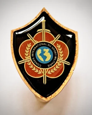 بج یا نشان سینه کوچک سیزم یا مسابقات ورزشی ارتش های جهان