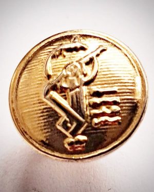 نشان فلزی کوچک سپاه پاسداران پشت پیچ دار