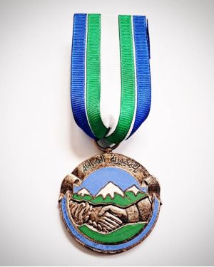 مدال نظامی یادبود شکست شورشیان شمال عراق ۱۹۶۴ (تاریخی و بی‌نظیر)