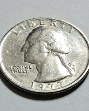 سکه کوارتر دلار ۲۵ سنت لیبرتی آمریکا ۱۹۷۷