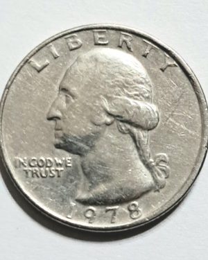 سکه کوارتر دلار ۲۵ سنت لیبرتی آمریکا ۱۹۷۸